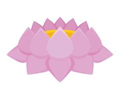 conception de lotus rose vecteur