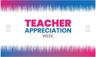 prof appréciation la semaine Reconnaissance dans éducation reconnaître enseignants cette vecteur