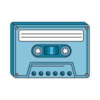 Icône isolé rétro des années 90 cassette