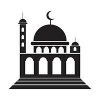 logo islamique, mosquée vecteur