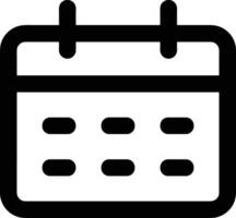 calendrier icône symbole image pour programme ou rendez-vous vecteur