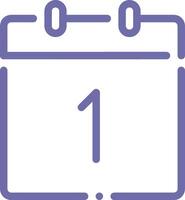 calendrier icône symbole image pour programme ou rendez-vous vecteur