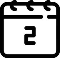 calendrier icône symbole image pour programme ou rendez-vous vecteur