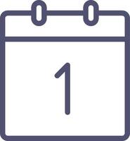 calendrier icône symbole image pour programme ou rendez-vous vecteur