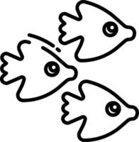 poisson gommeux sucre contour illustration vecteur