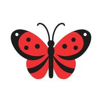 symétrique papillon logo style illustration vecteur