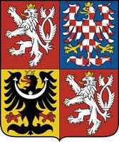manteau de bras de le tchèque république vecteur