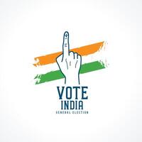 voter pour Indien élection Contexte pour politique conscience vecteur