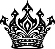 couronne - haute qualité logo - illustration idéal pour T-shirt graphique vecteur