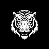 tigre - minimaliste et plat logo - illustration vecteur