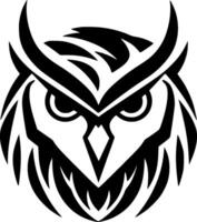 hibou - haute qualité logo - illustration idéal pour T-shirt graphique vecteur