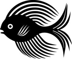 poisson ange - haute qualité logo - illustration idéal pour T-shirt graphique vecteur