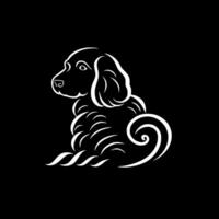 chien - haute qualité logo - illustration idéal pour T-shirt graphique vecteur