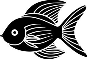 poisson ange - haute qualité logo - illustration idéal pour T-shirt graphique vecteur