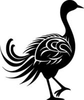 dodo - minimaliste et plat logo - illustration vecteur