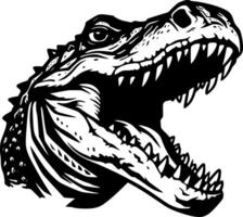 crocodile - haute qualité logo - illustration idéal pour T-shirt graphique vecteur