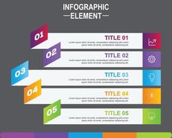 infographie éléments pour affaires illustration dans moderne style. vecteur