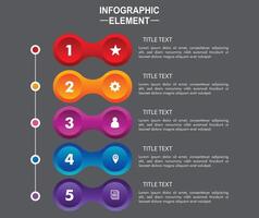 infographie éléments pour affaires illustration dans moderne style. vecteur