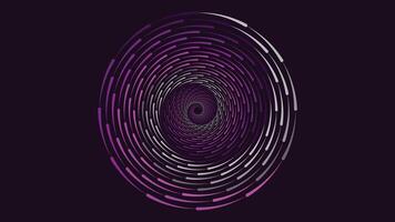 s'abstenir spirale rond vortex style Contexte dans foncé violet couleur. vecteur