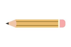 Facile crayon agrafe art. isolé illustration pour votre conception vecteur