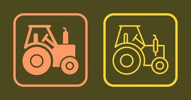 conception d'icône de tracteur vecteur