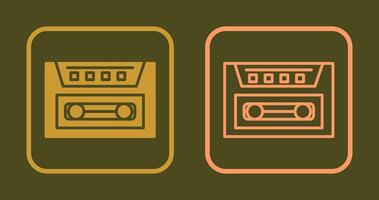 conception d'icône de cassette vecteur