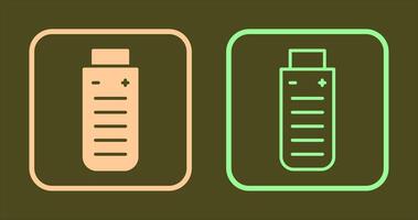 conception d'icône de batterie vecteur