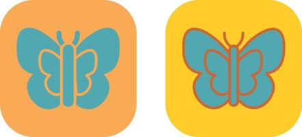 conception d'icône papillon vecteur