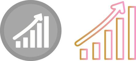 conception d'icône de statistiques vecteur