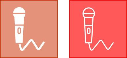 conception d'icône de microphone vecteur