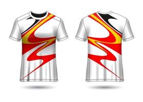 modèle de conception de maillot de sport pour vecteur d'uniformes d'équipe