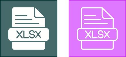 xlsx icône conception vecteur