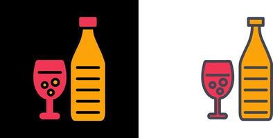conception d'icône de boisson vecteur