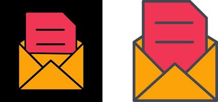conception d'icône de courrier électronique vecteur