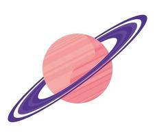 Saturne planète univers vecteur