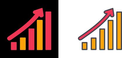 conception d'icône de statistiques vecteur