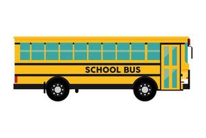 bus scolaire classique vecteur