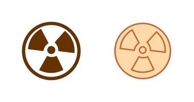 conception d'icône nucléaire vecteur