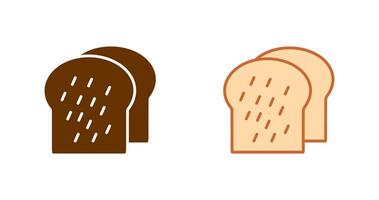 conception d'icône de pain grillé vecteur