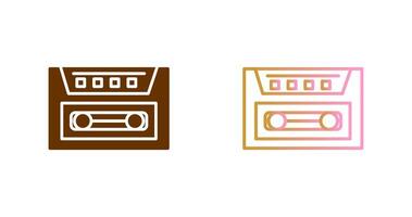 conception d'icône de cassette vecteur