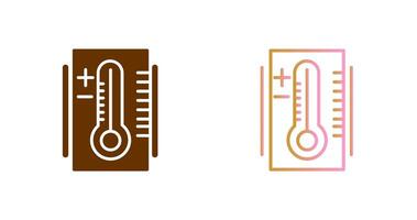 conception d'icône de thermomètre vecteur