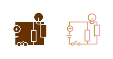 électrique circuit icône conception vecteur