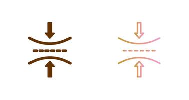 élasticité icône conception vecteur