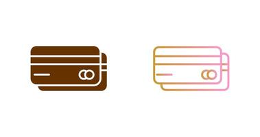 conception d'icône de carte de crédit vecteur