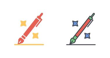 conception d'icône de stylo vecteur