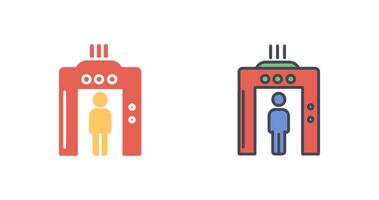 aéroport Sécurité icône conception vecteur