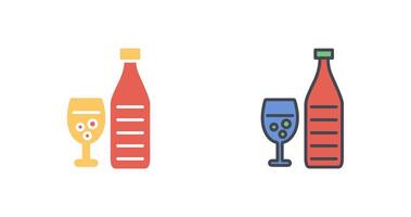 conception d'icône de boisson vecteur