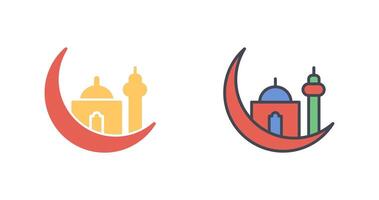 conception d'icône étoile islamique vecteur