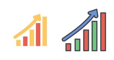 conception d'icône de statistiques vecteur