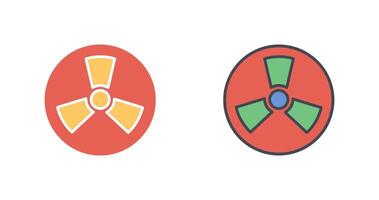 radiation icône conception vecteur